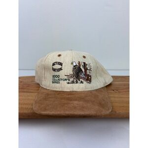 Vintage UltraClub Collection Hat Beige Action Ration 2000 Eagle Suede Brim